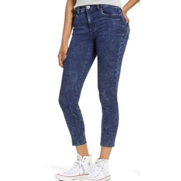 STS Blue Ellie High Rise Ankle in Dark‎ Acid Wash Size 27 - Picture 1 of 6